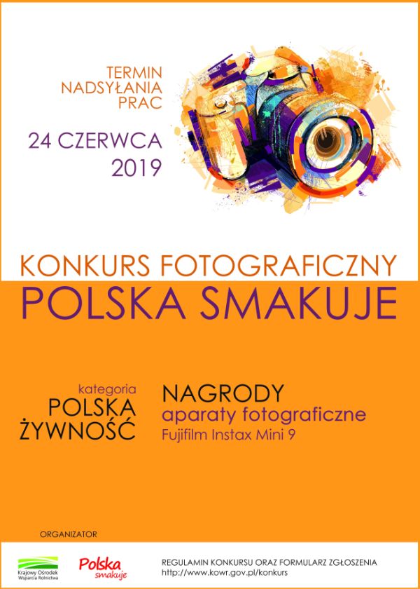 Plakat na konkurs foto Polska smakuje